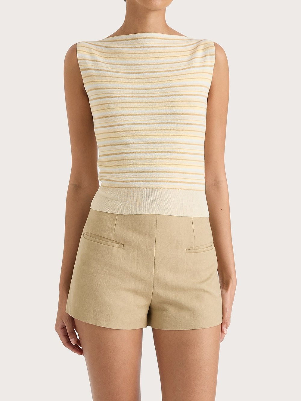 FAITHFULL THE BRAND CITARA BOATER TOP